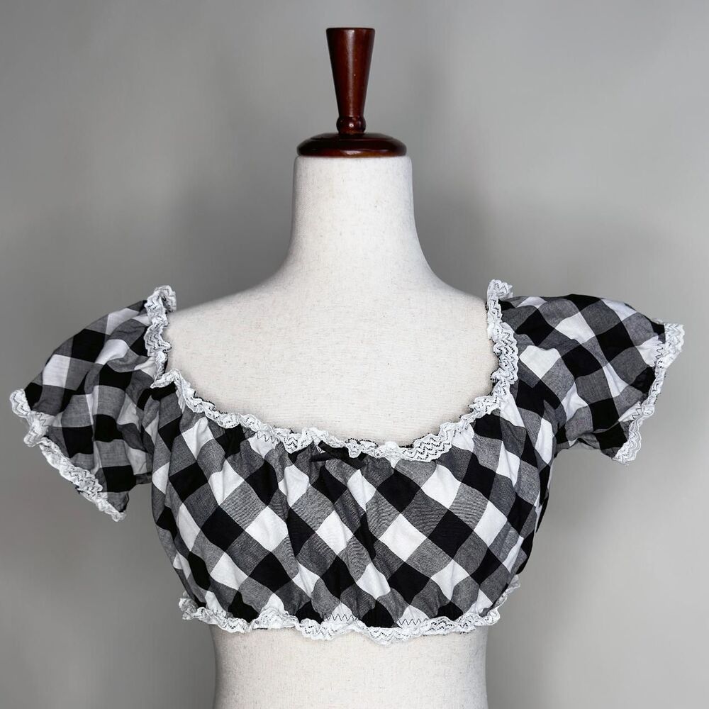 Hopeless Lingerie Women's Gingham Bra Top